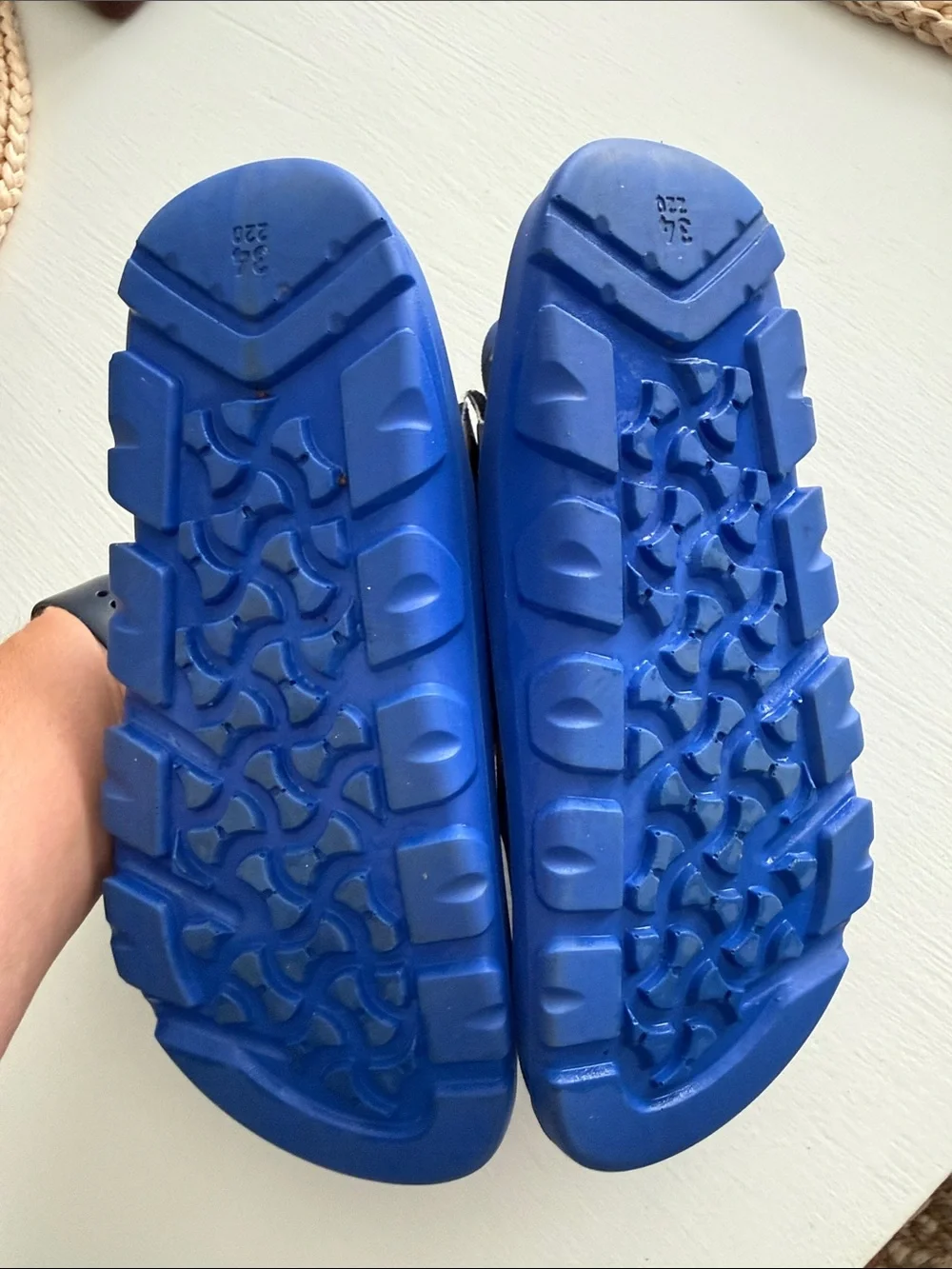 Birkenstock Mogadishu kids Sandals Camo Blue Birko-Flor size 34–waterproof